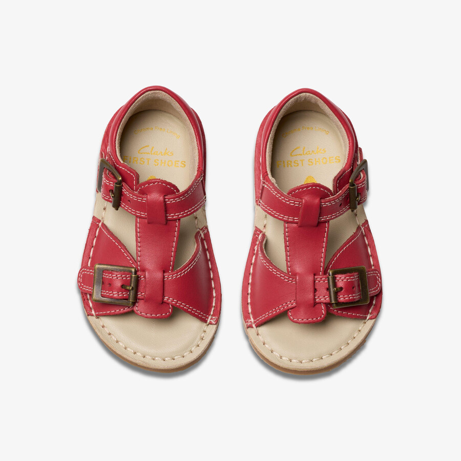 playsun toddler - Κόκκινο Δερμάτινο