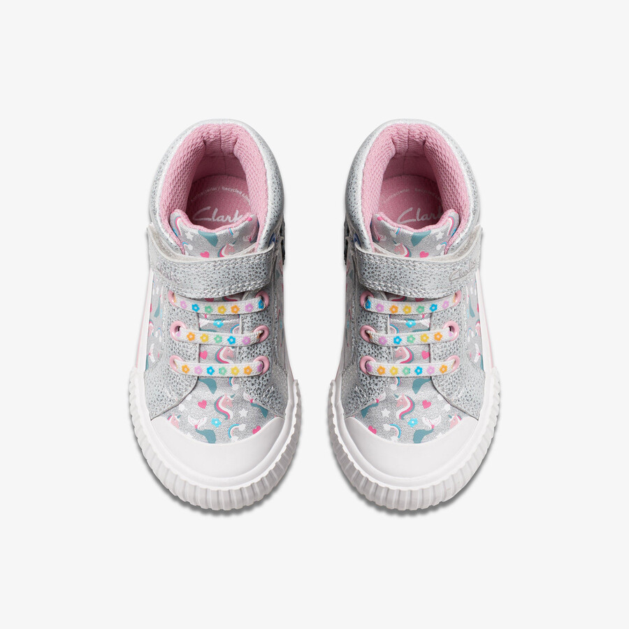 foxing halo hi toddler - Ασημί