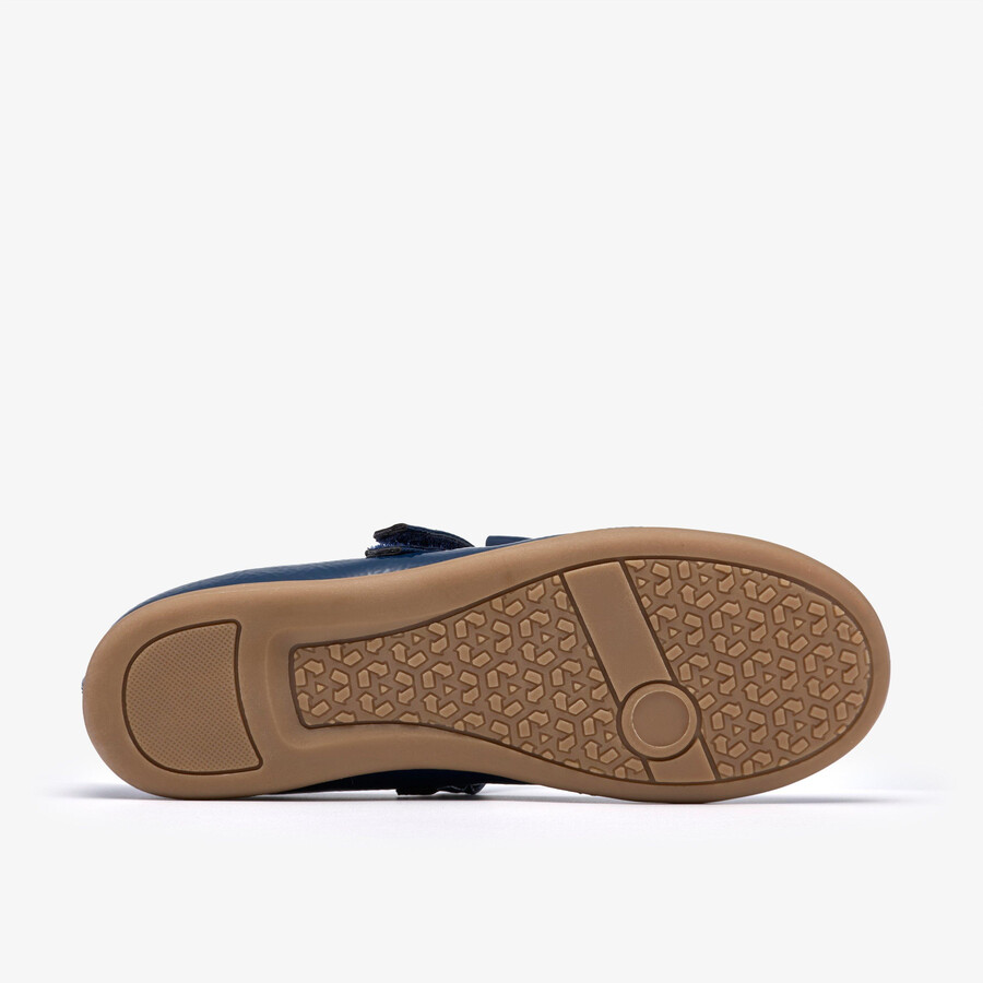 charm bow kid - navy patent