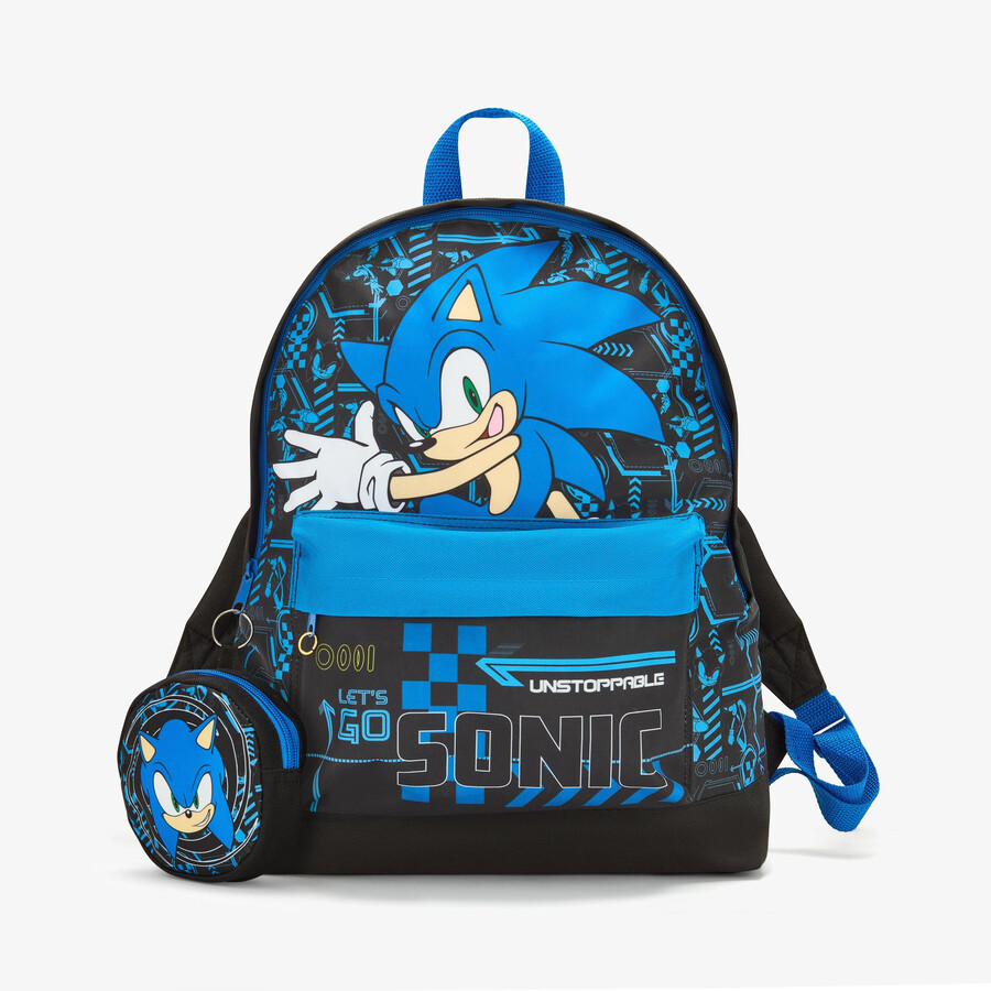 Σακίδιο πλάτης sonic play - ΜαύροΜπλε