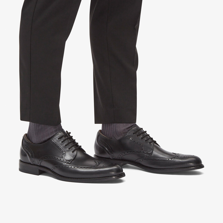 craft arlo limit brogue - Μαύρο Δέρμα