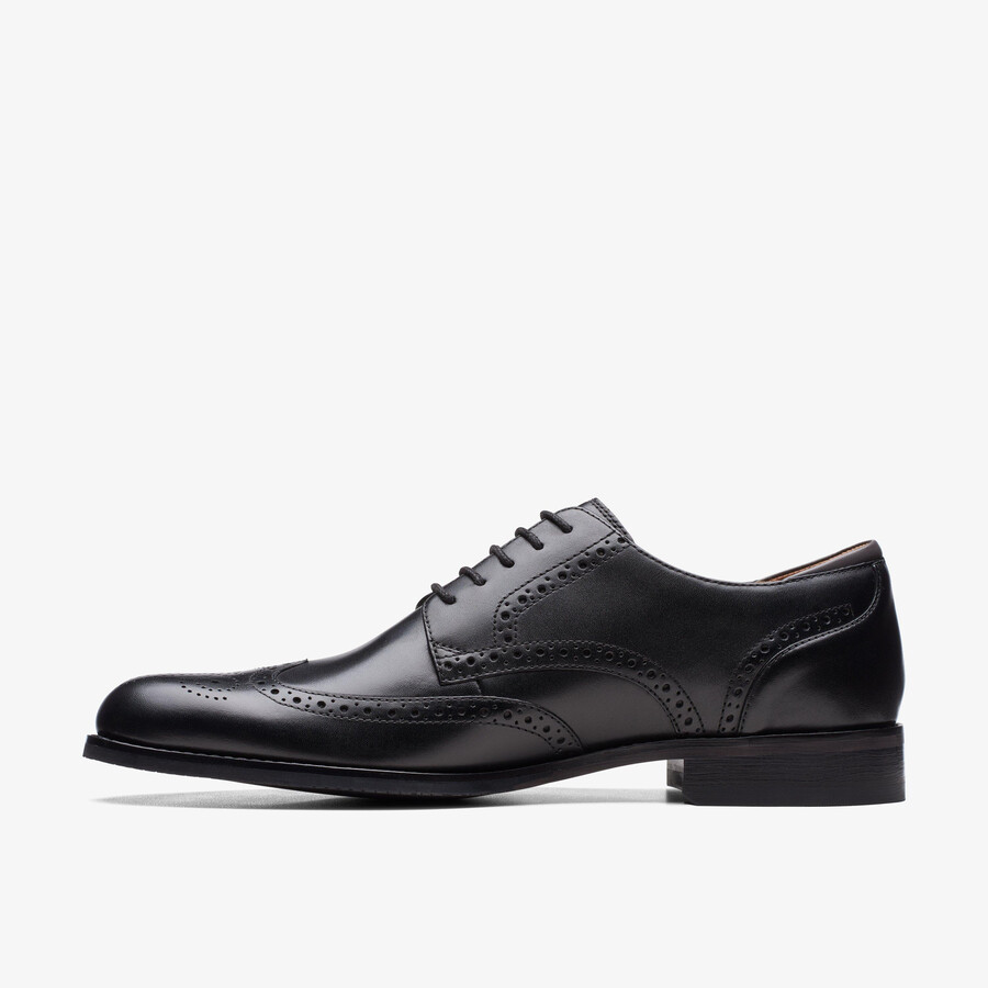 craft arlo limit brogue - Μαύρο Δέρμα