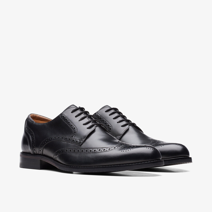 craft arlo limit brogue - Μαύρο Δέρμα
