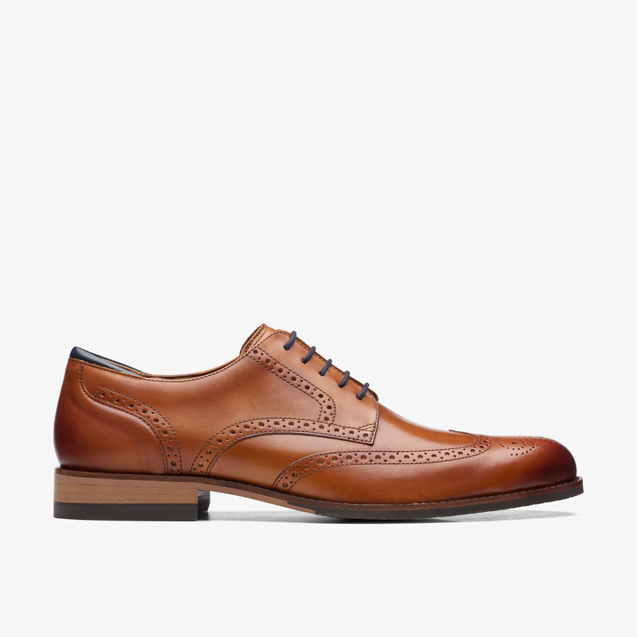 craft arlo limit brogue - Δέρμα σε καφέ χρώμα