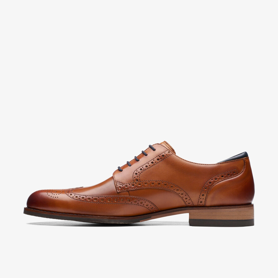 craft arlo limit brogue - Δέρμα σε καφέ χρώμα