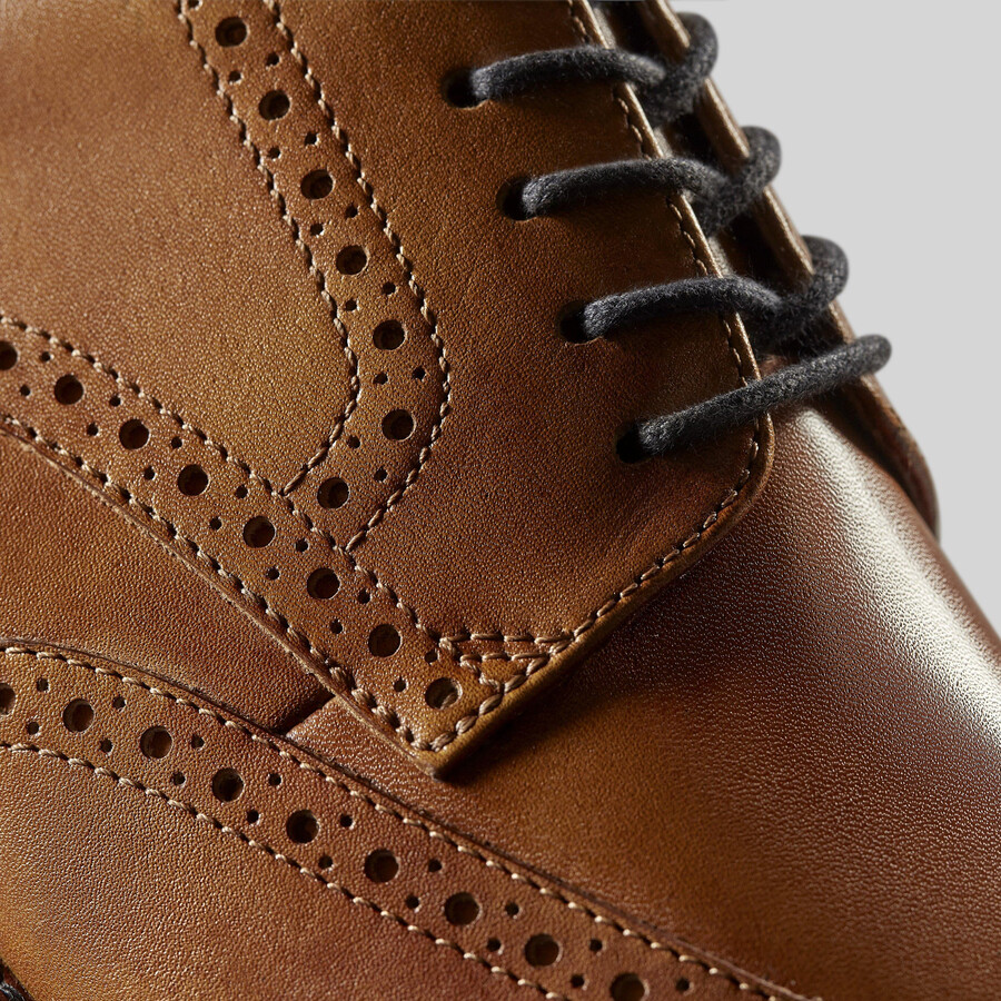 craft arlo limit brogue - Δέρμα σε καφέ χρώμα