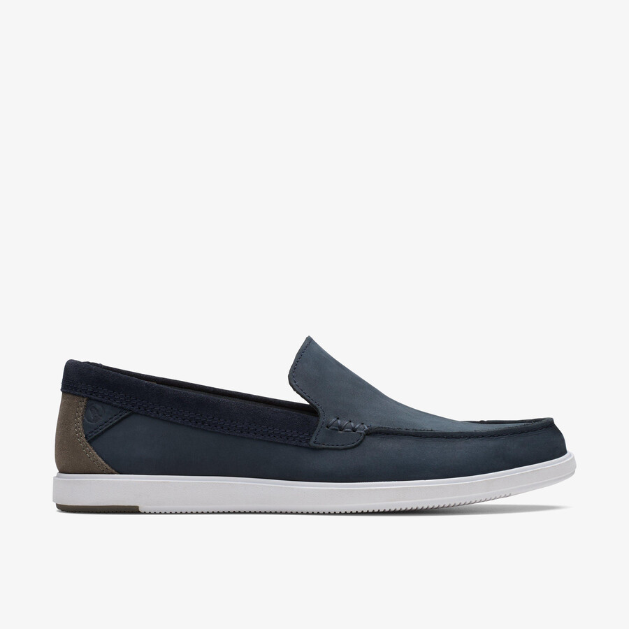 Μοκασίνια bratton - navy nubuck