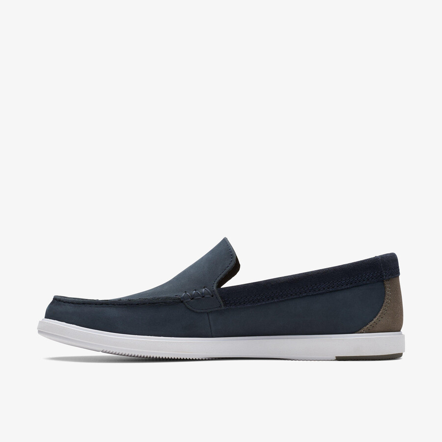 Μοκασίνια bratton - navy nubuck