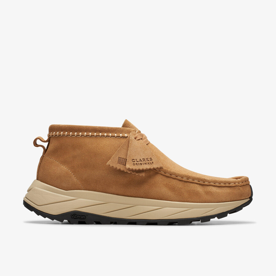 wallabee eden - dark sand suede