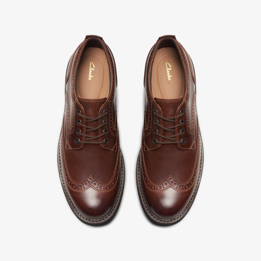 batcombe far brogue - Σκούρο καφέ δέρμα