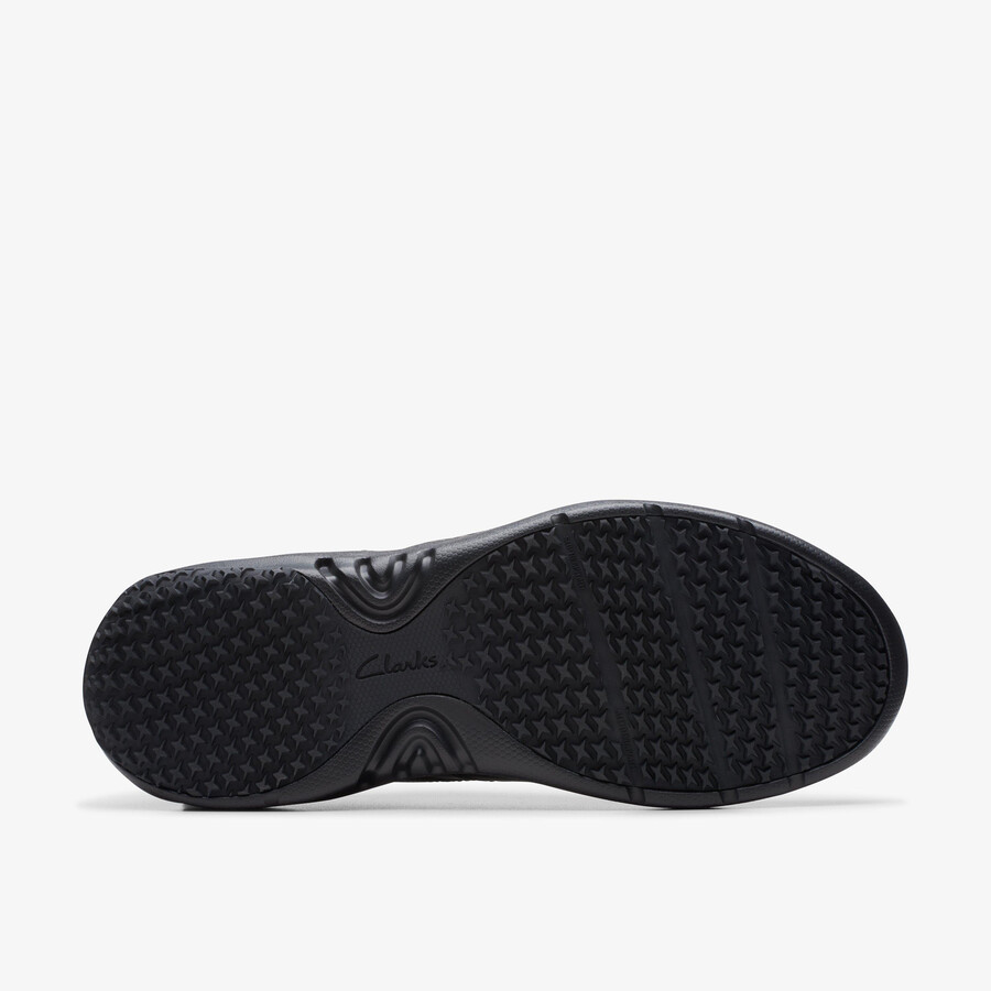 clarks pro lace - Μαύρο Δέρμα