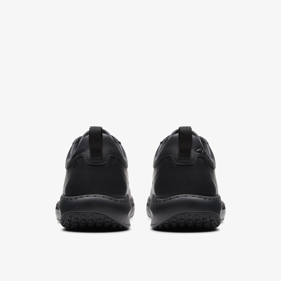 clarks pro lace - Μαύρο Δέρμα