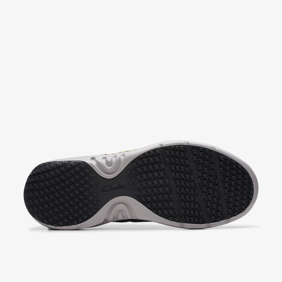 clarks pro lace - Δερμάτινο Μπλε