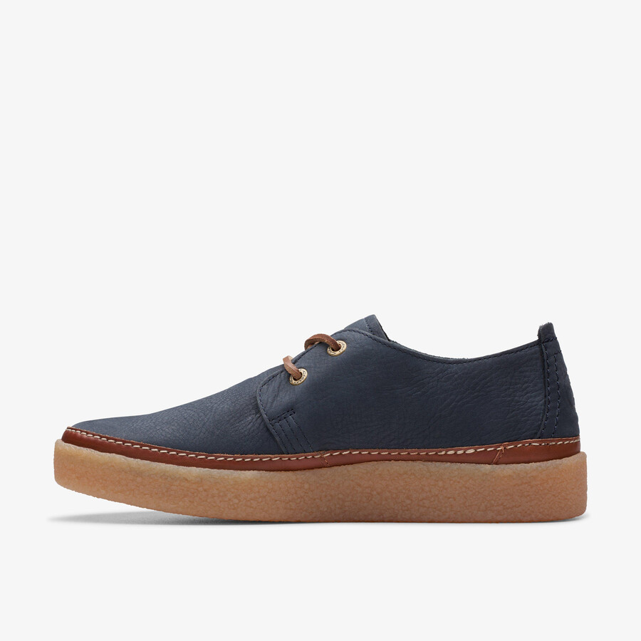 clarkwood low - navy nubuck