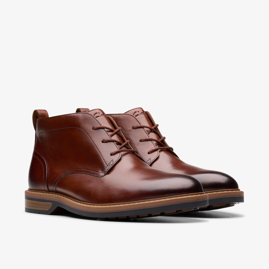 aldwin chukka - mid tan leather