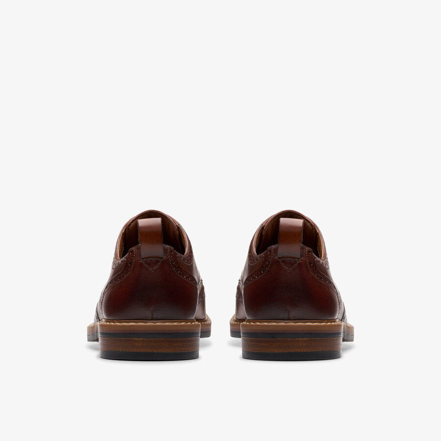 aldwin limit brogue - Δέρμα μεσαίου καφέ χρώματος - Μπεζ