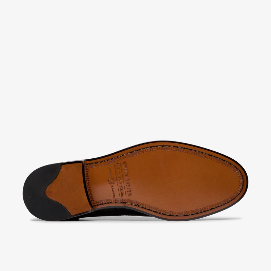 craft james tip brogue - Μαύρο Δέρμα