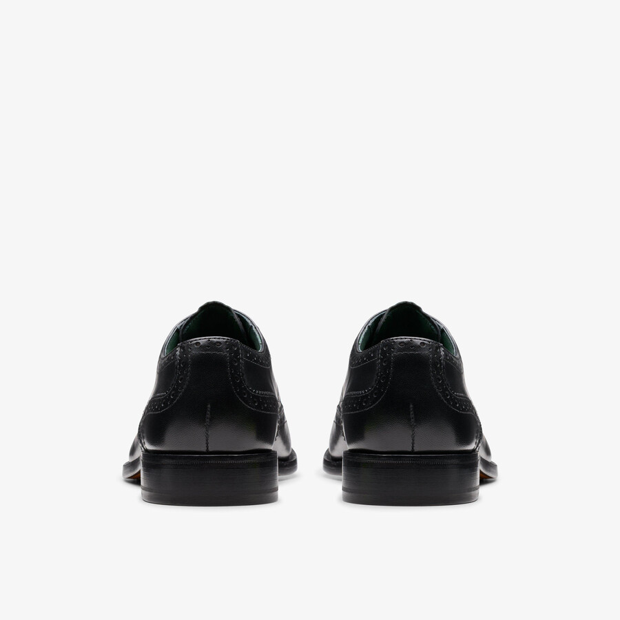 craft james tip brogue - Μαύρο Δέρμα
