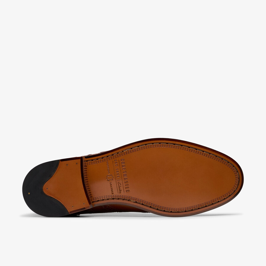 craft james tip brogue - Δέρμα μεσαίου καφέ χρώματος