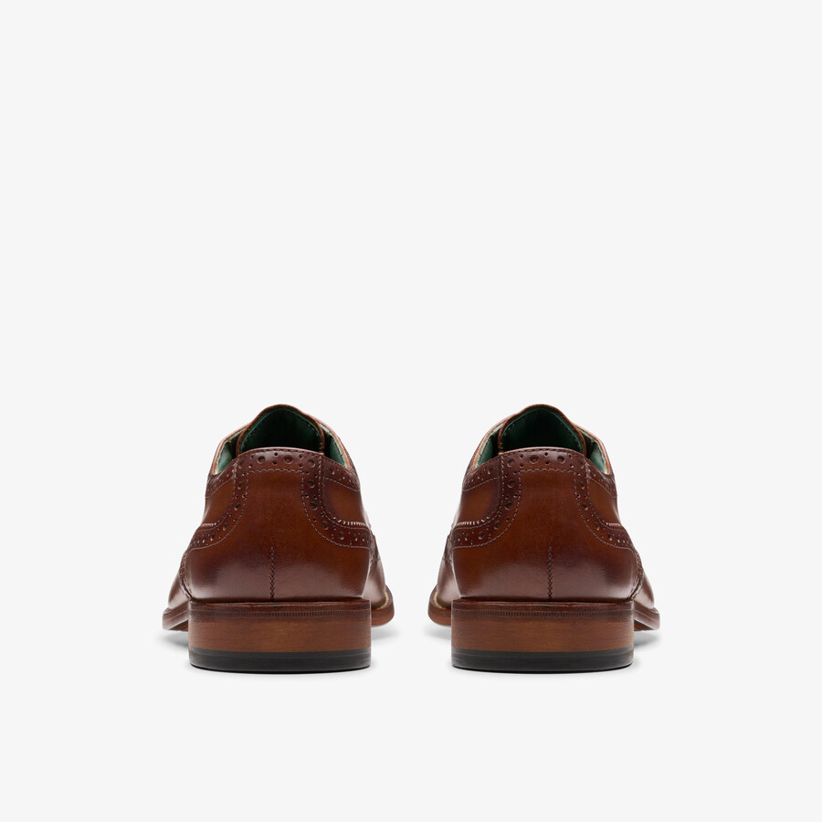craft james tip brogue - Δέρμα μεσαίου καφέ χρώματος