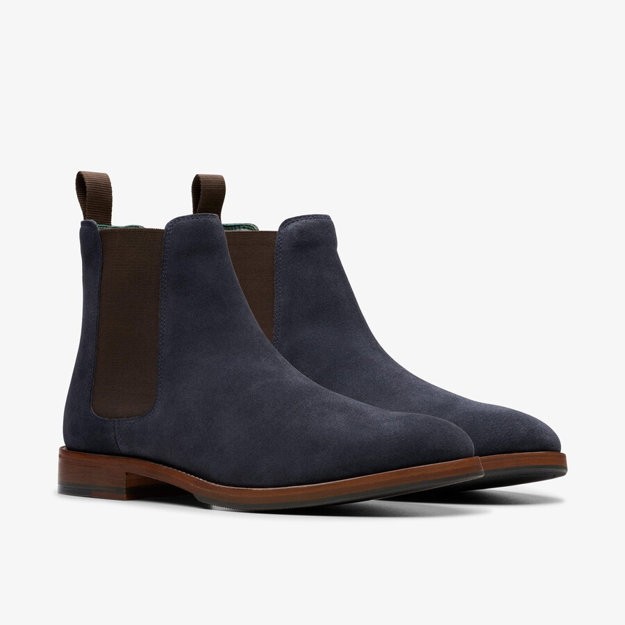 Μπότα chelsea craft james top - Μπλε σουέτ
