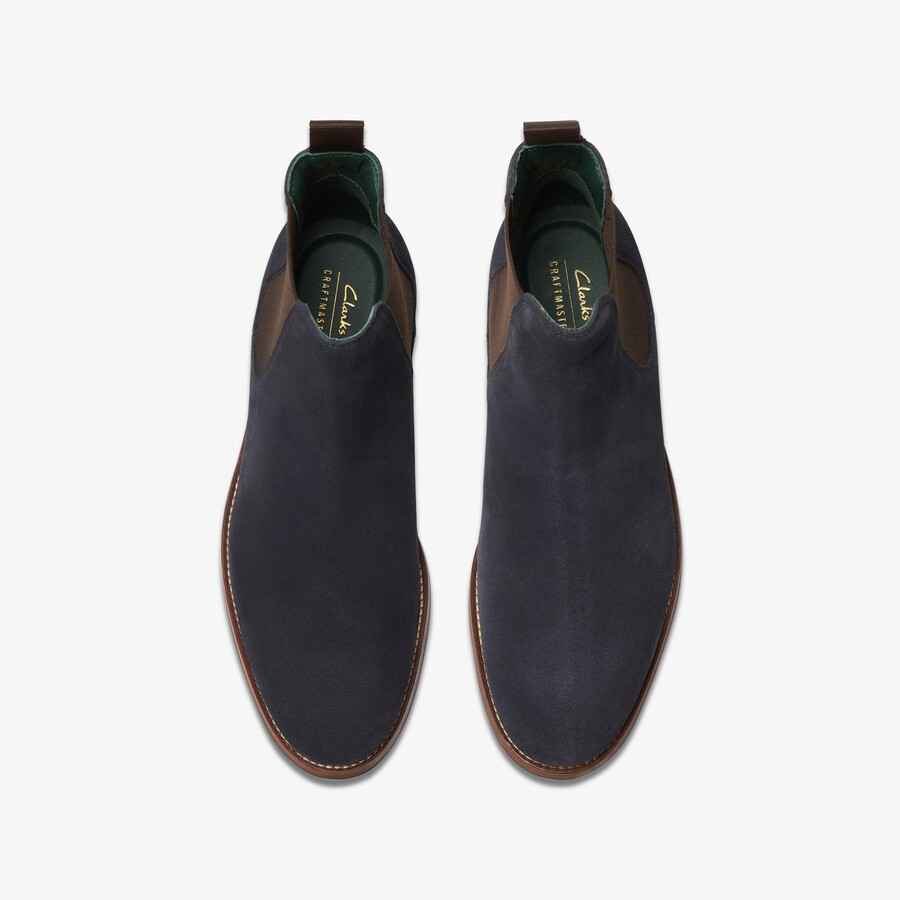 Μπότα chelsea craft james top - Μπλε σουέτ