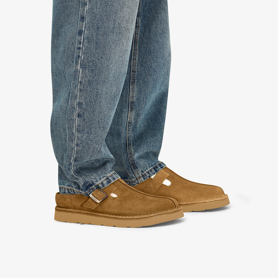 solsbury mule - cola suede