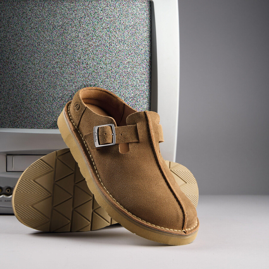solsbury mule - cola suede