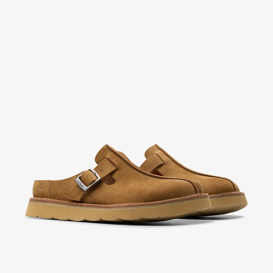 solsbury mule - cola suede