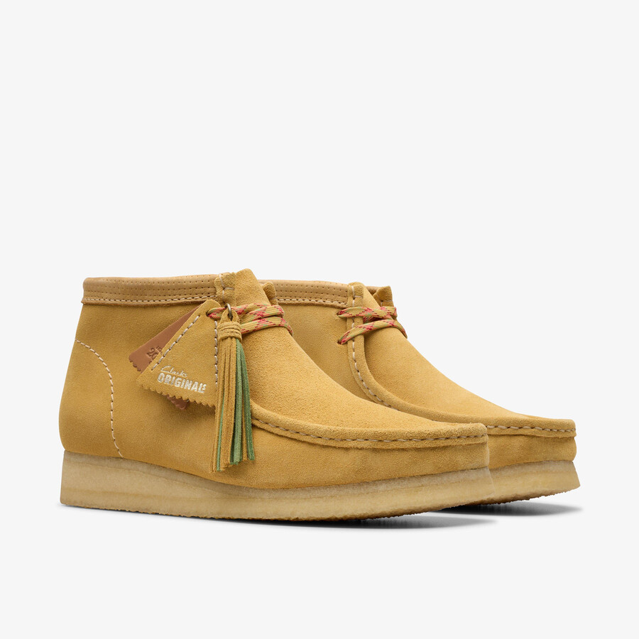 Μπότα wallabee - golden tan suede