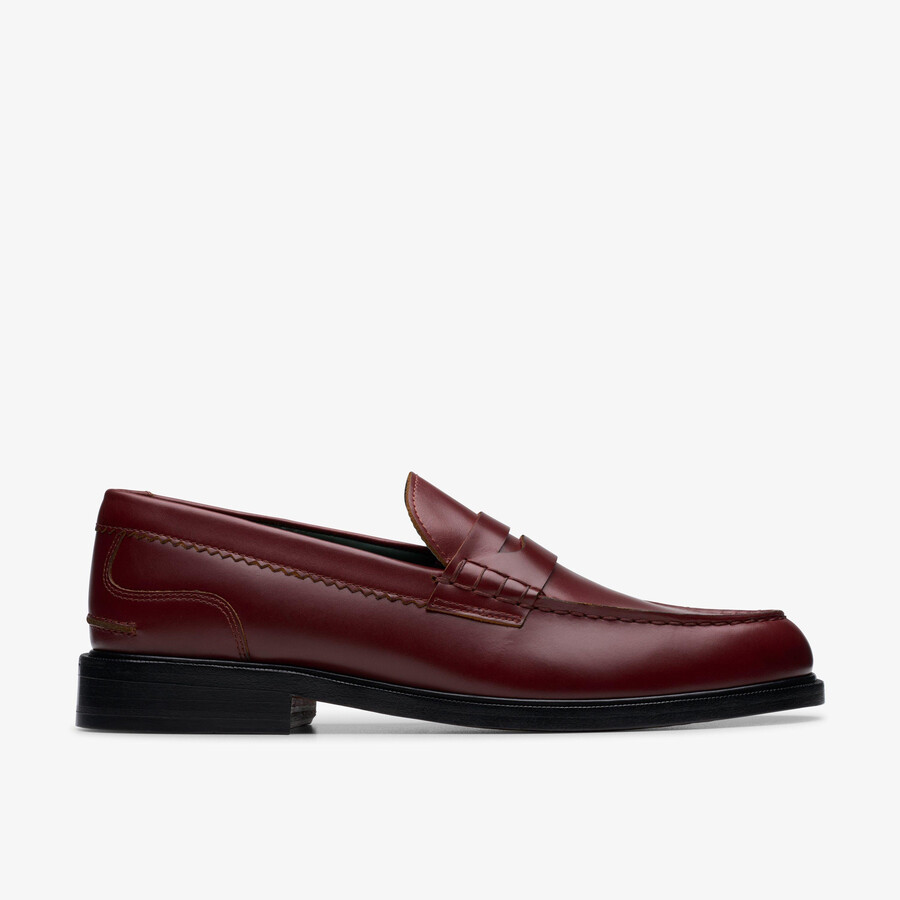 craft james lo loafer - Δέρμα κρασιού