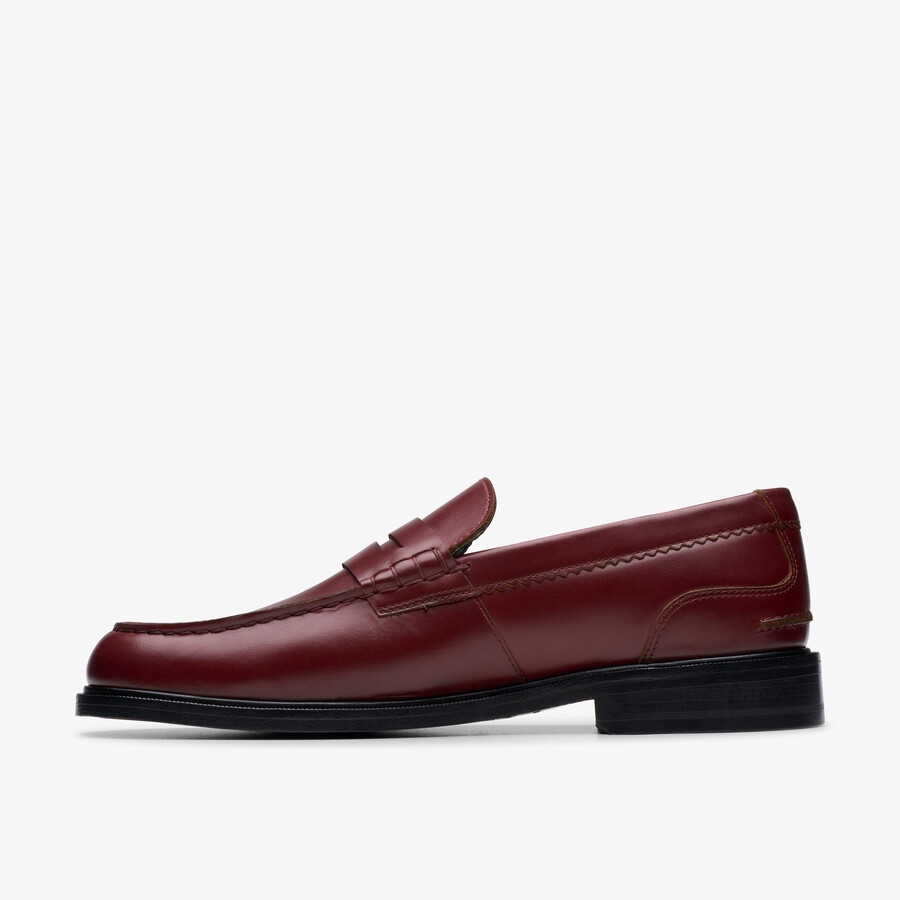 craft james lo loafer - Δέρμα κρασιού