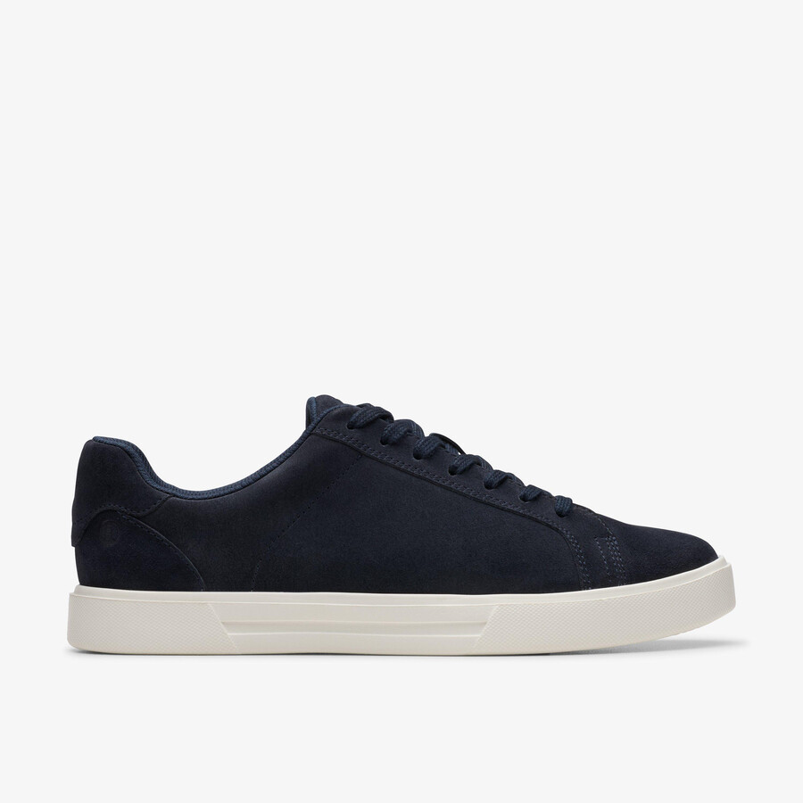 romsey lace - navy suede