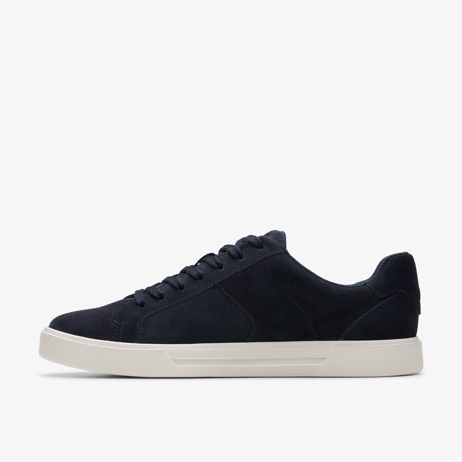 romsey lace - navy suede