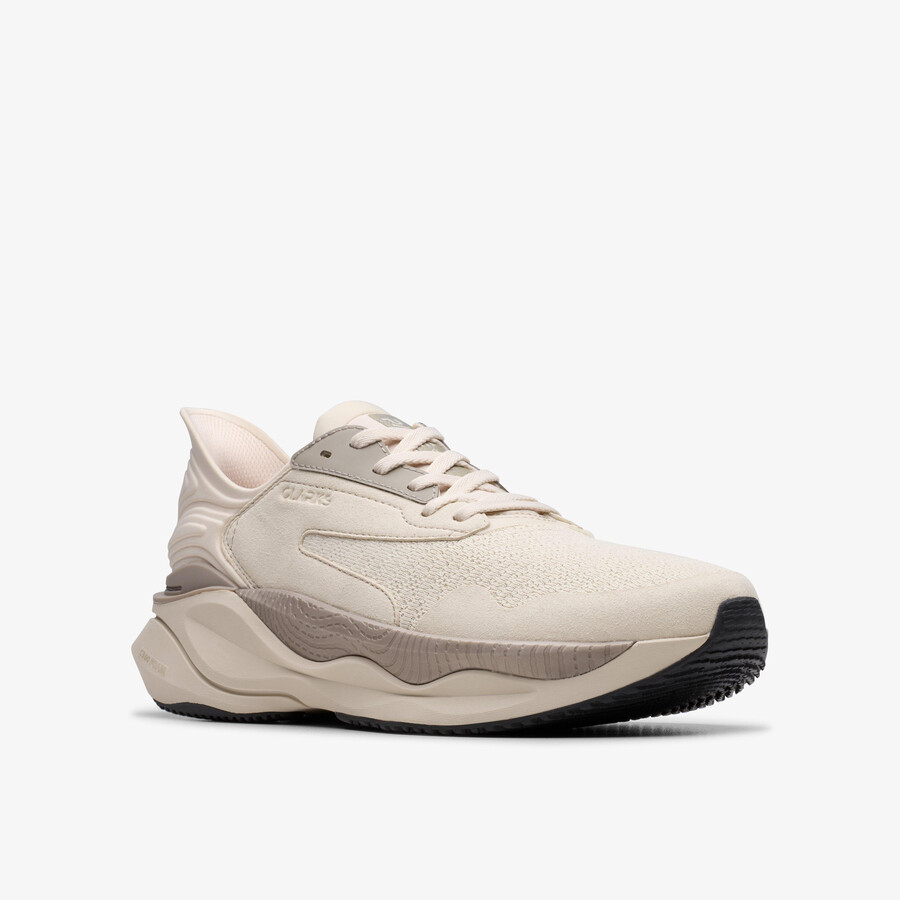 clarks pace - Συνδυασμός off white