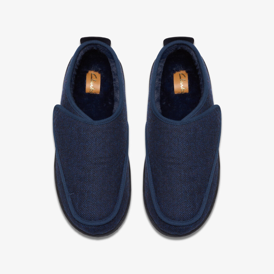 king riptape slipper - navy interest
