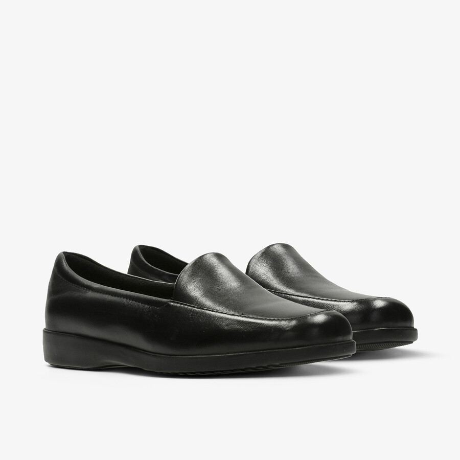 georgia loafer - Μαύρο Δέρμα