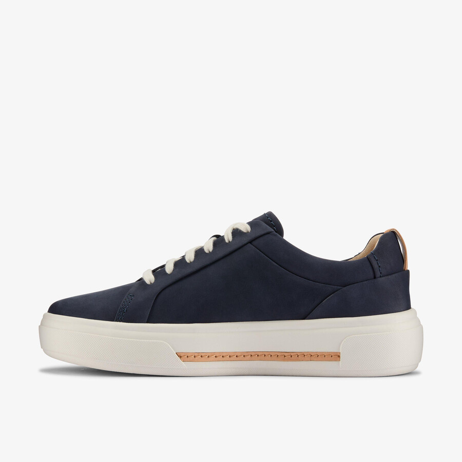 hollyhock walk - navy nubuck