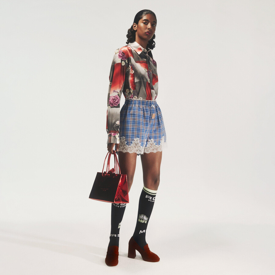 Μοκασίνια martine rose 2 - oxblood textile