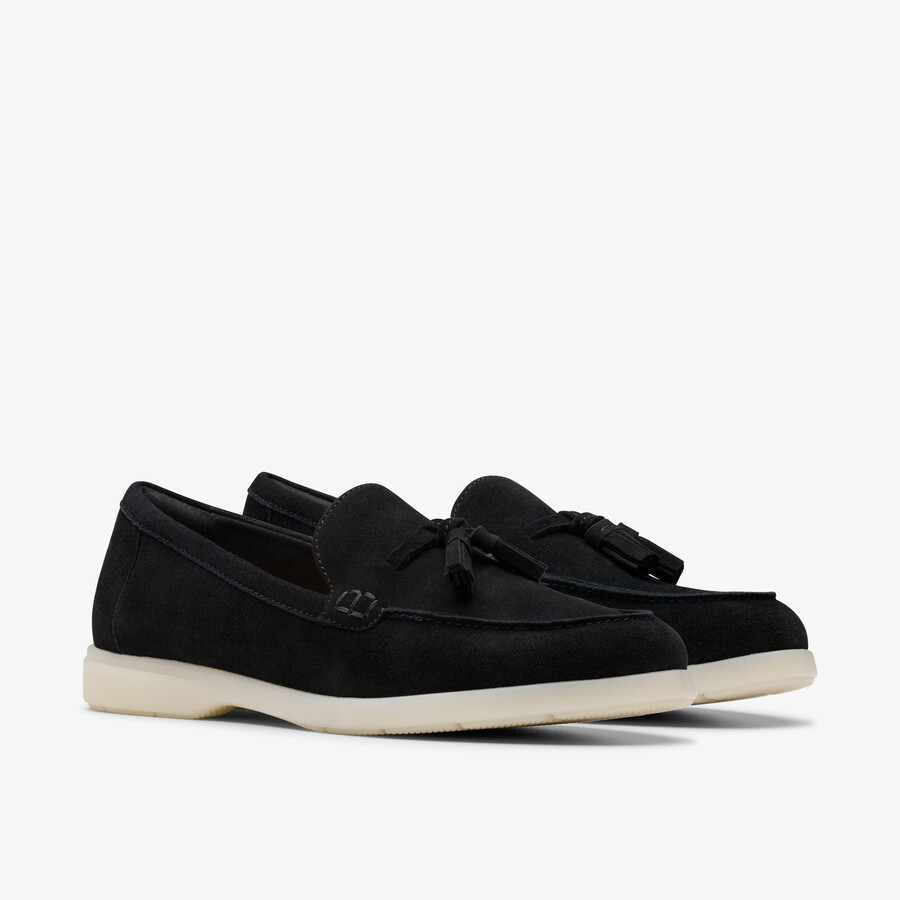 narini edge - black suede