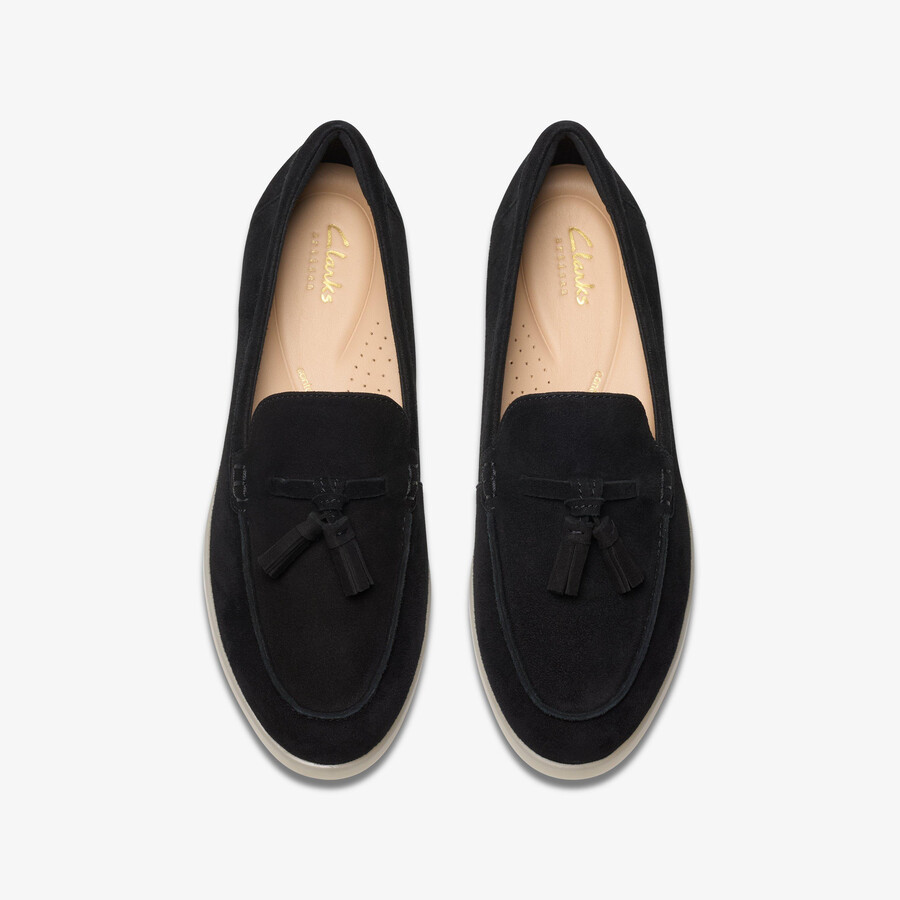 narini edge - black suede