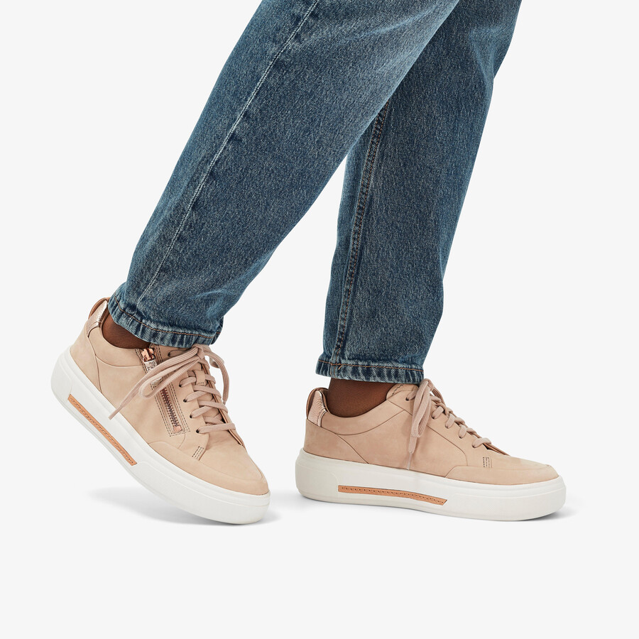 hollyhock zip - Άμμος nubuck
