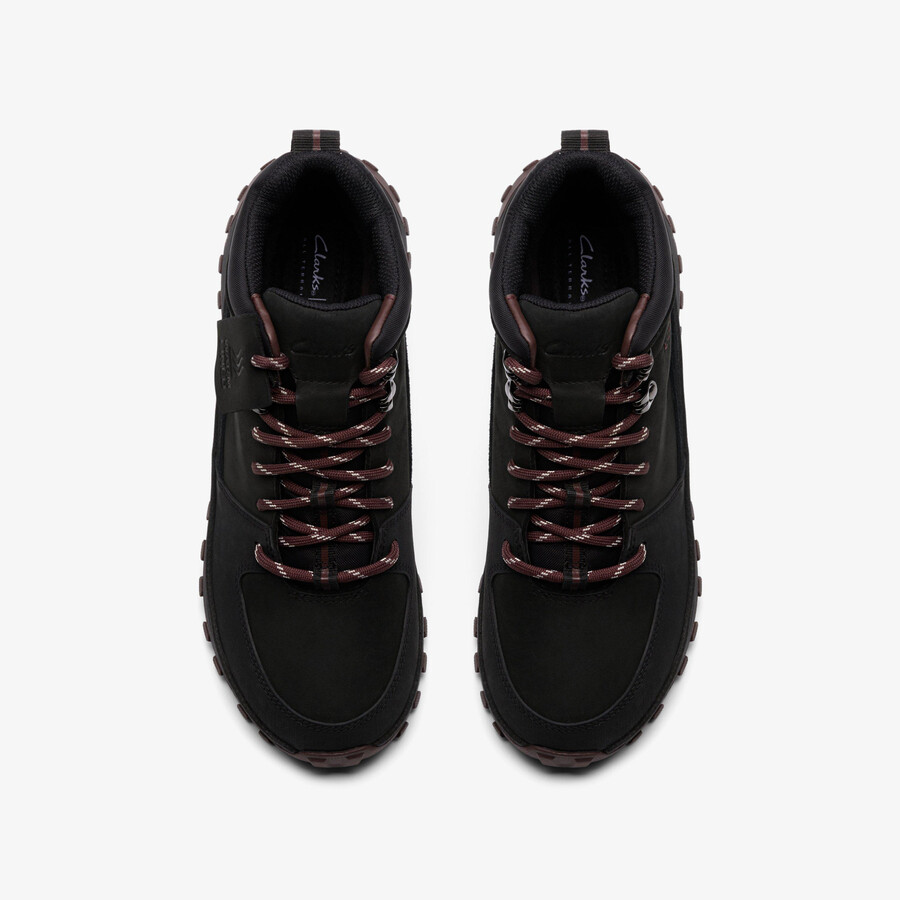 Μπότα πεζοπορίας atl gore-tex - Μαύρος συνδυασμός θερμής γραμμής