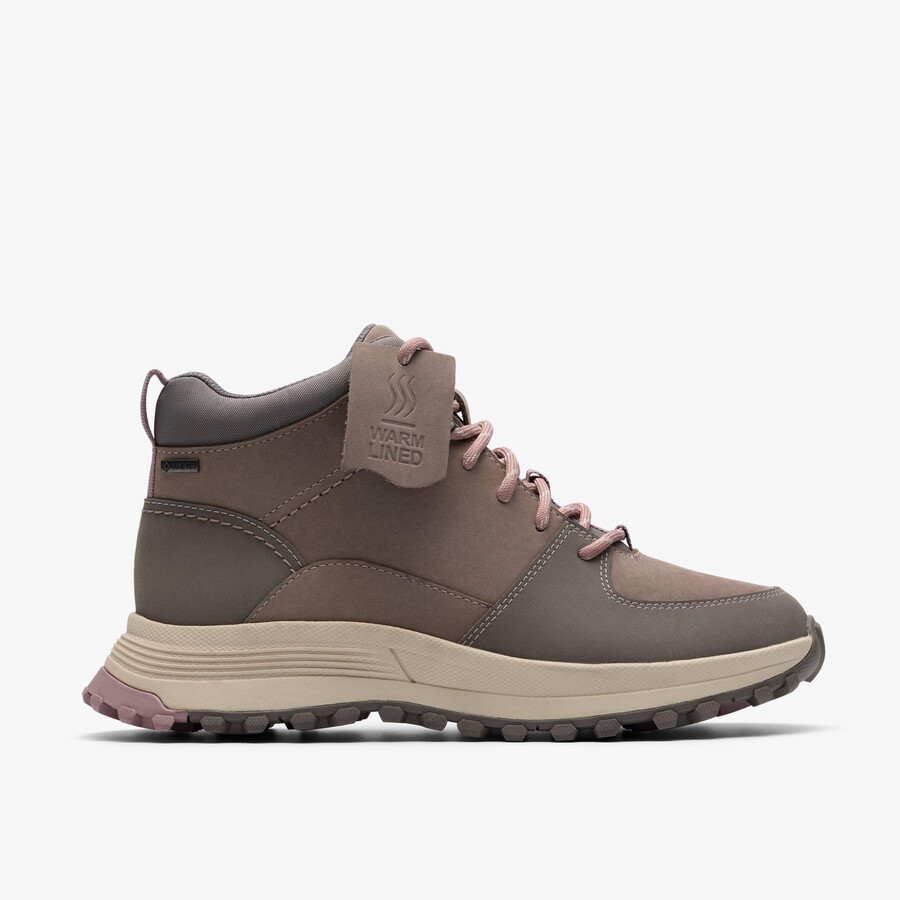 Μπότα πεζοπορίας atl gore-tex - Γκρι συνδυασμός θερμής γραμμής