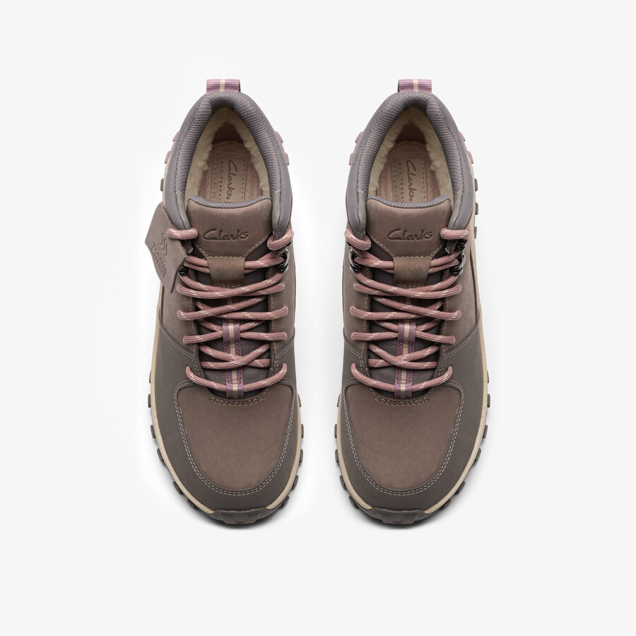 Μπότα πεζοπορίας atl gore-tex - Γκρι συνδυασμός θερμής γραμμής
